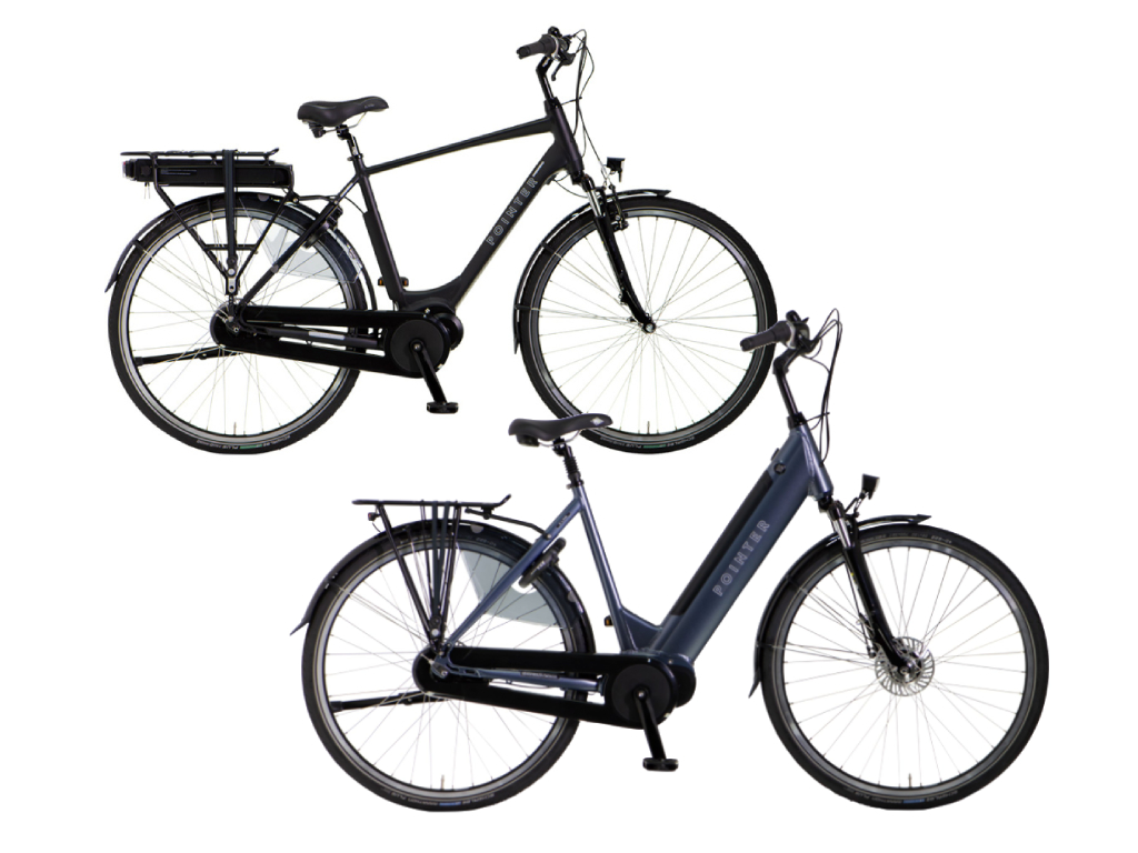 Twee elektrische fietsen